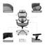 OFM™ Ergo Office Chair featuring Mesh Back and Seat with Optional Headrest, Gray Thumbnail 12