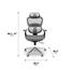 OFM Ergo Office Chair featuring Mesh Back and Seat with Optional Headrest, Gray Thumbnail 13