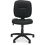 OFM Essentials Swivel Upholstered Armless Task Chair, Black Thumbnail 2