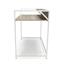 OFM Essentials Collection Computer Desk with Shelf, White with Natural Thumbnail 3