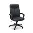 OFM Essentials Collection High-Back Bonded Leather Manager's Chair, Black Thumbnail 1