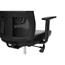 OFM Essentials Collection Mid-Back Leather Seat Office Chair with Lumbar Support, Black Mesh Thumbnail 8