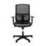 OFM Essentials Collection Mid-Back Leather Seat Office Chair with Lumbar Support, Black Mesh Thumbnail 11