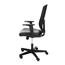 OFM Essentials Collection Mid-Back Leather Seat Office Chair with Lumbar Support, Black Mesh Thumbnail 12