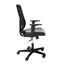 OFM Essentials Collection Mid-Back Leather Seat Office Chair with Lumbar Support, Black Mesh Thumbnail 14