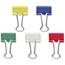 Officemate Binder Clips, Metal, Assorted Colors/Sizes, 30/Pack Thumbnail 2