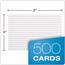 Oxford™ Ruled Index Cards, 5" x 8", White, 500/PK Thumbnail 3