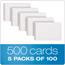 Oxford™ Ruled Index Cards, 5" x 8", White, 500/PK Thumbnail 4