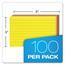 Oxford Index Cards, Ruled, 3 in x 5 in, Glow Green/Yellow, Orange/Pink, 100 Cards/Pack Thumbnail 3