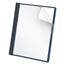 Oxford™ Clear Front Report Cover, 3 Fasteners, Letter, 1/2" Capacity, Dark Blue, 25/Box Thumbnail 1