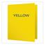 Oxford™ Twin-Pocket Folders with 3 Fasteners, Letter, 1/2" Capacity, Yellow, 25/Box Thumbnail 4
