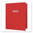 Oxford™ Twin-Pocket Folders with 3 Fasteners, Letter, 1/2" Capacity, Red, 25/Box Thumbnail 4