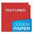 Oxford™ Twin-Pocket Folders with 3 Fasteners, Letter, 1/2" Capacity, Red, 25/Box Thumbnail 5
