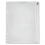 Oxford™ Zippered Ring Binder Pocket, 8 x 10-1/2, Clear/White Thumbnail 1