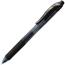 Pentel® EnerGel-X Retractable Roller Gel Pen, .7mm, Black Barrel/Ink, Dozen Thumbnail 2