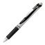 Pentel® EnerGel RTX Retractable Liquid Gel Pen, .7mm, Black/Gray Barrel, Black Ink Thumbnail 1
