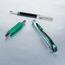 Pentel® EnerGel RTX Retractable Liquid Gel Pen, .7mm, Black/Gray Barrel, Green Ink Thumbnail 3