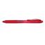 Pentel® EnerGel-X Retractable Roller Gel Pen, .5mm, Red Barrel/Ink, Dozen Thumbnail 2