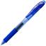 Pentel® EnerGel-X Retractable Roller Gel Pen, .5mm, Blue Barrel/Ink, Dozen Thumbnail 3