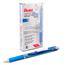 Pentel® Energel® Deluxe Retractable Gel Pens, Needle Point, Blue Ink, Dozen Thumbnail 1