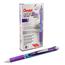 Pentel® Energel® Deluxe Retractable Gel Pens, Needle Tip, Violet Ink, Dozen Thumbnail 1