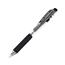 Pentel® WOW! Retractable Gel Pen, .7mm, Translucent Barrel, Black Ink, Dozen Thumbnail 2