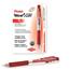 Pentel WOW! Retractable Gel Pen, .7mm, Translucent Barrel, Red Ink, Dozen Thumbnail 1