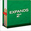 Pendaflex® Six-Section Colored Classification Folders, Letter, Green, 10/Box Thumbnail 5