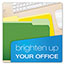 Pendaflex® Colorful File Folders, 1/3 Cut Top Tab, Letter, Assorted Colors, 100/Box Thumbnail 2