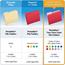Pendaflex Colored File Folders, 1/3 Cut Top Tab, Letter, Blue/Light Blue, 100/Box Thumbnail 7