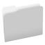 Pendaflex Colored File Folders, 1/3 Cut Top Tab, Letter, Gray/Light Gray, 100/Box Thumbnail 1