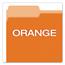 Pendaflex® Colored File Folders, 1/3 Cut Top Tab, Letter, Orange/Light Orange, 100/Box Thumbnail 4