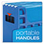 Pendaflex DecoFlex Letter Size Desktop Hanging File, Plastic, 12 1/4 x 6 x 9 1/2, Blue Thumbnail 4