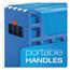 Pendaflex DecoFlex Letter Size Desktop Hanging File, Plastic, 12 1/4 x 6 x 9 1/2, Blue Thumbnail 11