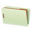 Pendaflex Pressboard End Tab Classification Folders, Legal, 1 Divider, Pale Green, 10/Box Thumbnail 1