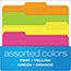 Pendaflex® Glow File Folders, 1/3 Cut Top Tab, Letter, Assorted Colors, 24/Box Thumbnail 5