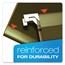 Pendaflex® Reinforced 2" Extra Capacity Hanging Folders, 1/5 Tab, Letter, Green, 25/Box Thumbnail 8