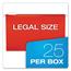 Pendaflex® Reinforced Hanging Folders, 1/5 Tab, Legal, Assorted, 25/Box Thumbnail 5