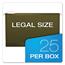 Pendaflex® Reinforced 2" Extra Capacity Hanging Folders, Legal, Standard Green, 25/Box Thumbnail 11