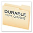 Pendaflex® CutLess File Folders, 1/3 Cut Top Tab, Letter, Manila, 100/Box Thumbnail 3