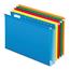 Pendaflex® Extra Capacity Reinforced Hanging File Folders with Box Bottom, Legal Size, 1/5-Cut Tab, Assorted, 25/Box Thumbnail 1