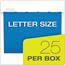Pendaflex® SureHook Reinforced Hanging Box Files, 3" Exp with Sides, Letter, Blue, 25/Box Thumbnail 8