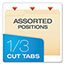 Pendaflex® End File Folders, 1/3 Cut Top Tab, Letter, Manila, 100/Box Thumbnail 3