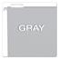 Pendaflex Essentials Colored Hanging Folders, 1/5 Tab, Letter, Gray, 25/Box Thumbnail 2