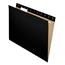 Pendaflex Essentials Colored Hanging Folders, 1/5 Tab, Letter, Black, 25/Box Thumbnail 1