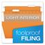Pendaflex Essentials Colored Hanging Folders, 1/5 Tab, Letter, Orange, 25/Box Thumbnail 7
