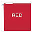 Pendaflex Essentials Colored Hanging Folders, 1/5 Tab, Letter, Red, 25/Box Thumbnail 6