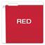 Pendaflex Essentials Colored Hanging Folders, 1/5 Tab, Letter, Red, 25/Box Thumbnail 7