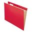 Pendaflex Essentials Colored Hanging Folders, 1/5 Tab, Letter, Red, 25/Box Thumbnail 1