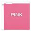 Pendaflex Essentials Colored Hanging Folders, 1/5 Tab, Letter, Pink, 25/Box Thumbnail 7